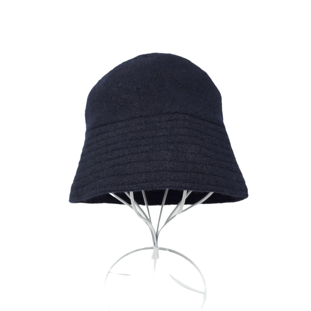 Onorio Cioppi Wool Bucket Hat Black Made In Italy 90s Y2K Vintage